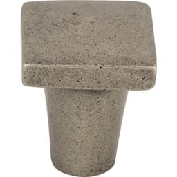 7/8" Aspen Square Knob, Silicon Bronze Light