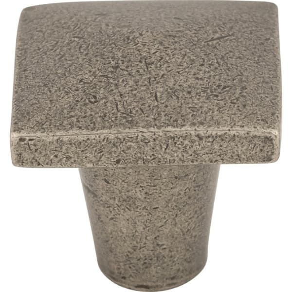 1-1/4" Aspen Square Knob, Silicon Bronze Light