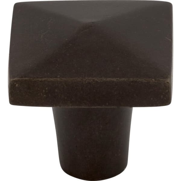 1-1/4" Aspen Square Knob, Medium Bronze