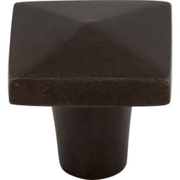 1-1/4" Aspen Square Knob, Medium Bronze