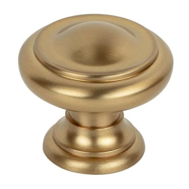 1-1/8" Nouveau Dome Knob, Honey Bronze