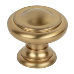 1-1/8" Nouveau Dome Knob, Honey Bronze