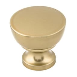 1-1/4" Nouveau Asbury Bergen Knob, Honey Bronze