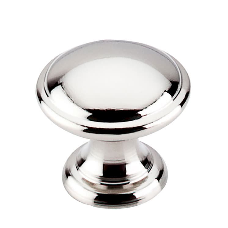 1-1/4" Dakota Round Knob, Polished Nickel