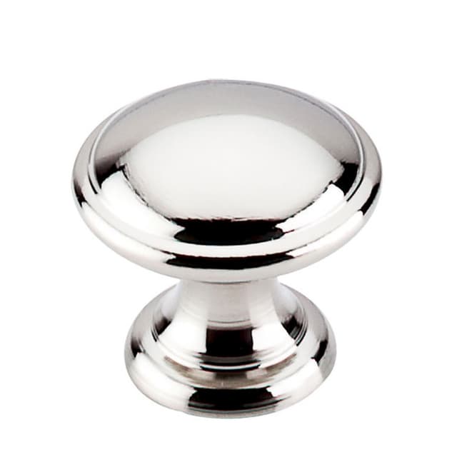 1-1/4" Dakota Round Knob, Polished Nickel