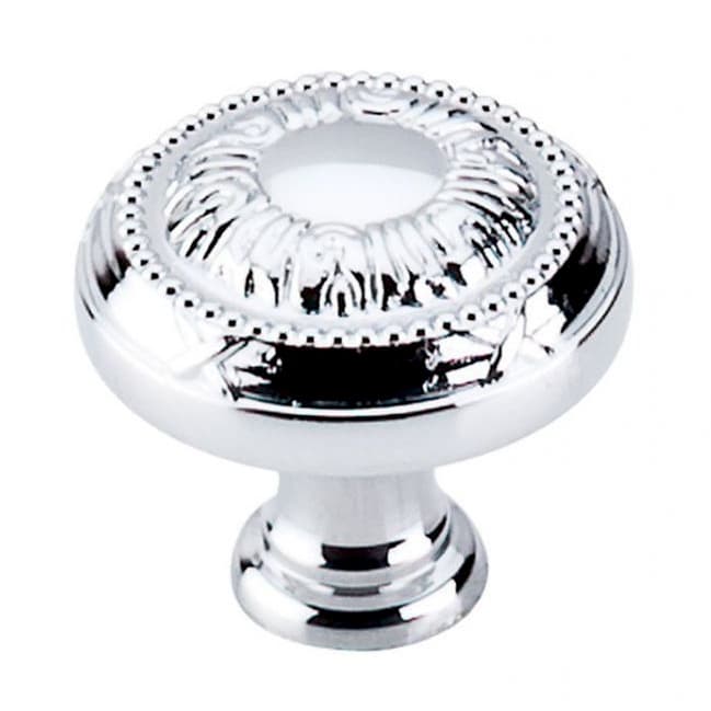 1-1/4" Edwardian Ribbon Knob, Polished Chrome