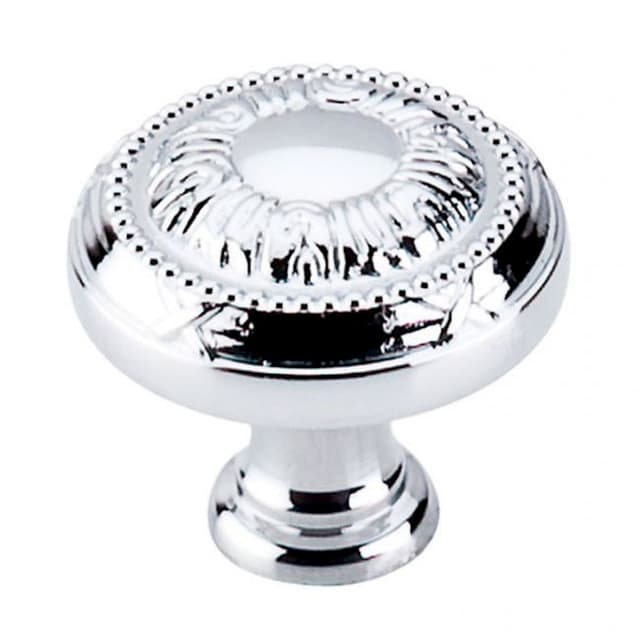 1-1/4" Edwardian Ribbon Knob, Polished Chrome