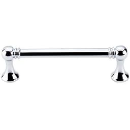 3-3/4" Edwardian Grace Pull, Polished Chrome