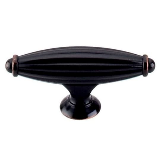 2-5/8" Tuscany T-Handle Pull, Tuscan Bronze