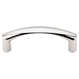 3" Nouveau Griggs Pull, Polished Nickel