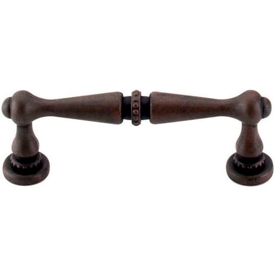 3" Edwardian Handle Pull, Patina Rouge