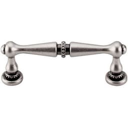 3" Edwardian Handle Pull, Pewter Antique