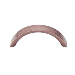 3" Nouveau Crescent Pull, Antique Copper