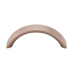 3" Nouveau Crescent Pull, Brushed Bronze
