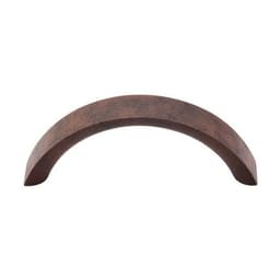 3" Nouveau Crescent Pull, Patina Rouge