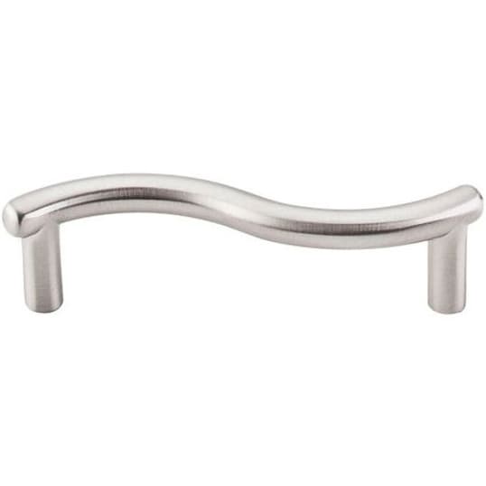 3" Nouveau Spiral Pull, Brushed Satin Nickel