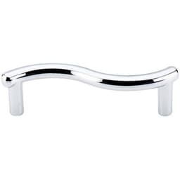 3" Nouveau Spiral Pull, Polished Chrome