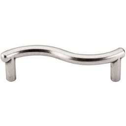 3" Nouveau Spiral Pull, Pewter Antique