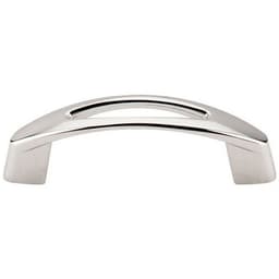 3" Nouveau Verona Pull, Polished Nickel