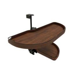 18" Two-Tier Craftsman Collection Girasolo with Soft-Close/Black Accents for Right Opening/Blind Right Corner Cabinet, Dark Brown