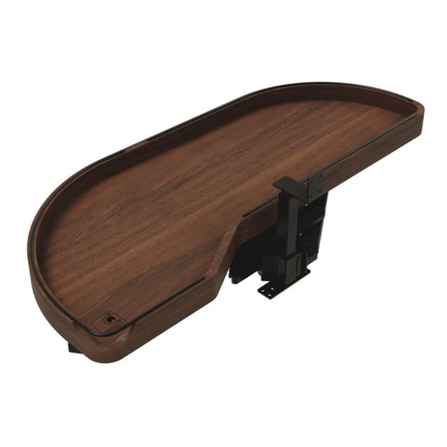 Rev-A-Shelf Corporation 4871 Craftsman Series Walnut 1-Tier Cabinet w/Blind Corner Pull-Out for 15" Opening