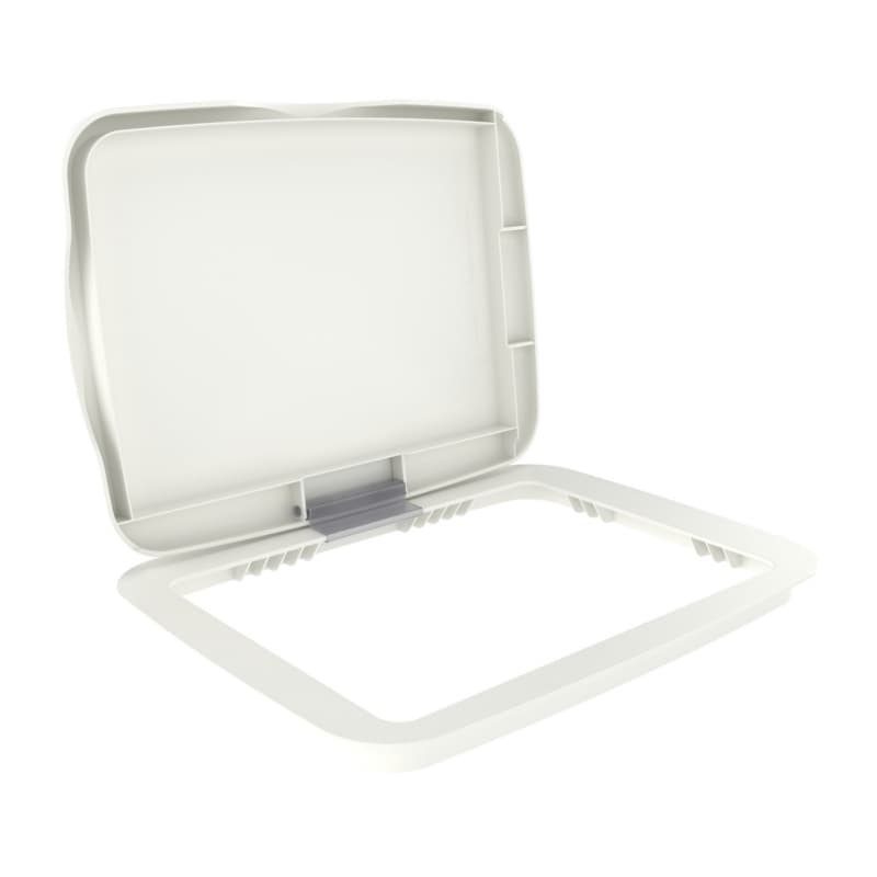 35/50 QT Waste Container Lid, White