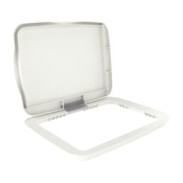35/50 QT Waste Container Lid, White