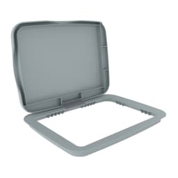 35/50 QT Waste Container Lid, Gray