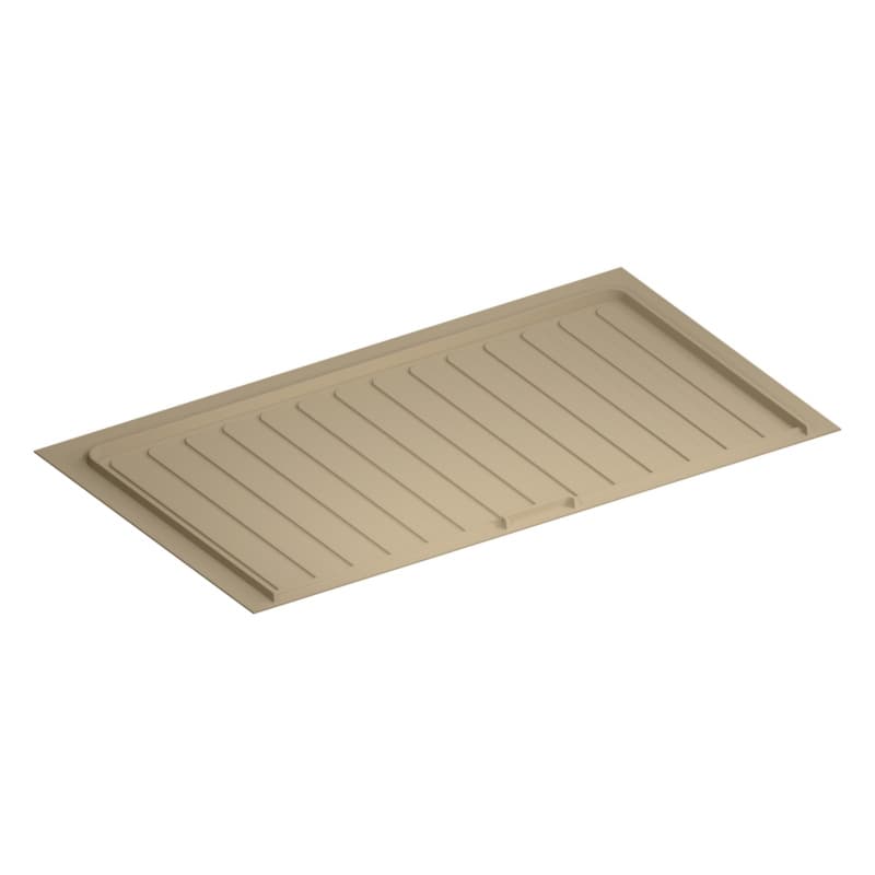 39"-42" Thermoplastic Sink Base Drip Tray, Almond