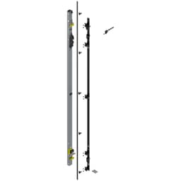 Revego Uno Hinge Bracket Set for Pocket Height 2257 - 2406mm, Left, Zinc-Coated