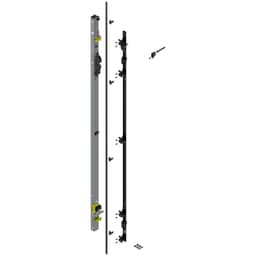Revego Uno Hinge Bracket Set for Pocket Height 1957 - 2106mm, Left, Zinc-Coated