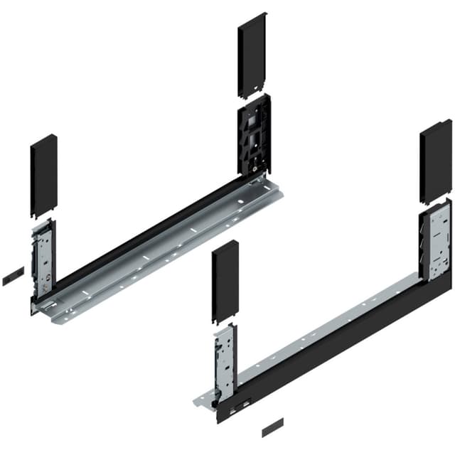 Blum LEGRABOX Drawer Member, C-Height, Carbon Black
