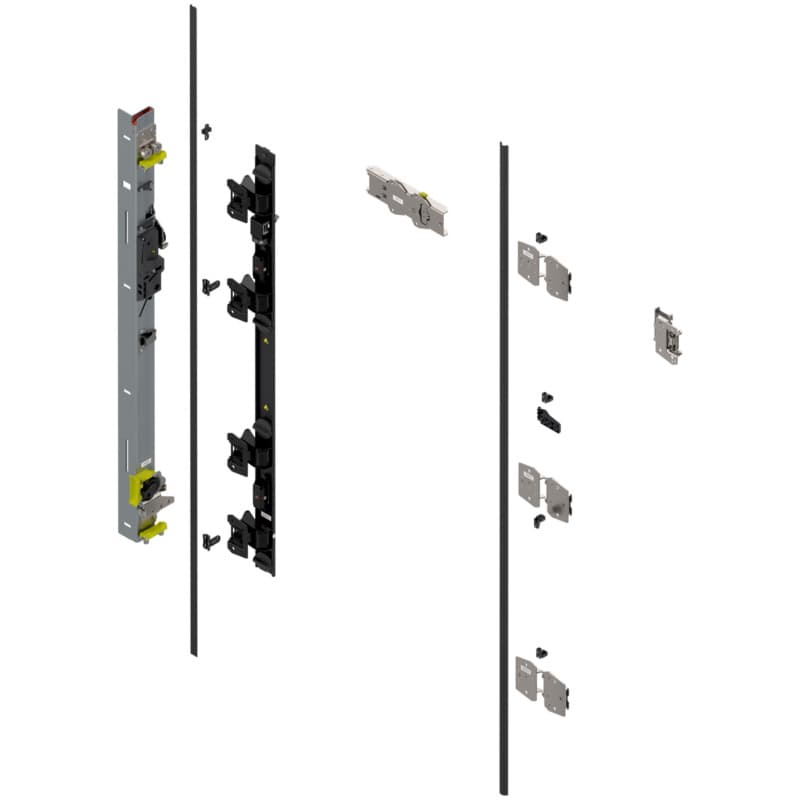 Revego Duo Hinge Bracket Set for Pocket Height 1142 - 1356mm, Left, Zinc-Coated