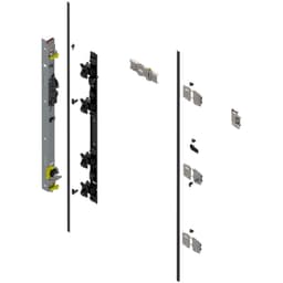 Revego Duo Hinge Bracket Set for Pocket Height 1142 - 1356mm, Left, Zinc-Coated