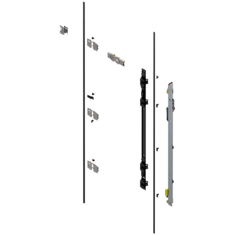 Revego Duo Hinge Bracket Set for Pocket Height 1507 - 1656mm, Right, Zinc-Coated