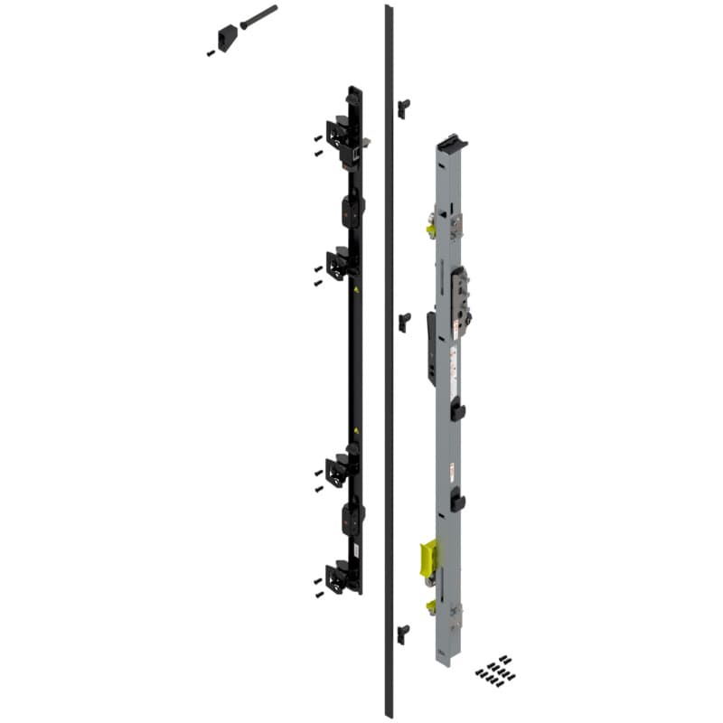 Revego Uno Hinge Bracket Set for Pocket Height 1142 - 1356mm, Right, Zinc-Coated