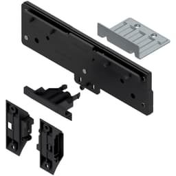 Revego Duo Assembly Set for Double Doors Combined, Black