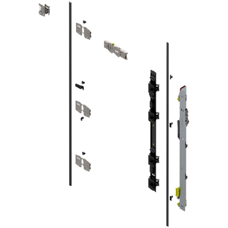 Revego Duo Hinge Bracket Set for Pocket Height 1142 - 1356mm, Right, Zinc-Coated