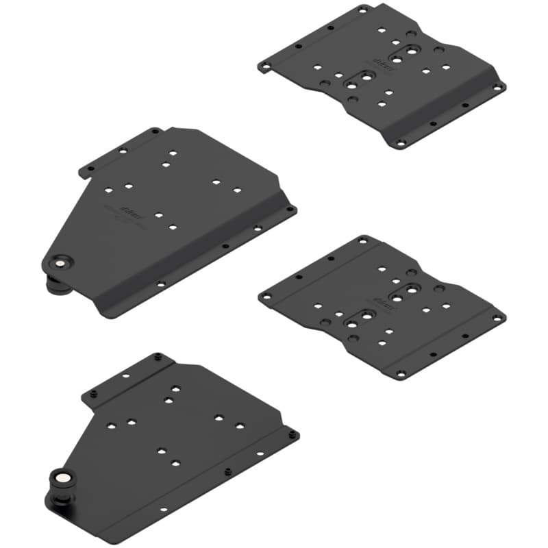 REVEGO duo Right Hand Pocket Connector Set, Black, 15mm - 17mm Thickness