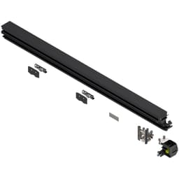 53-27/64" Revego Duo Track Set, Right, Black