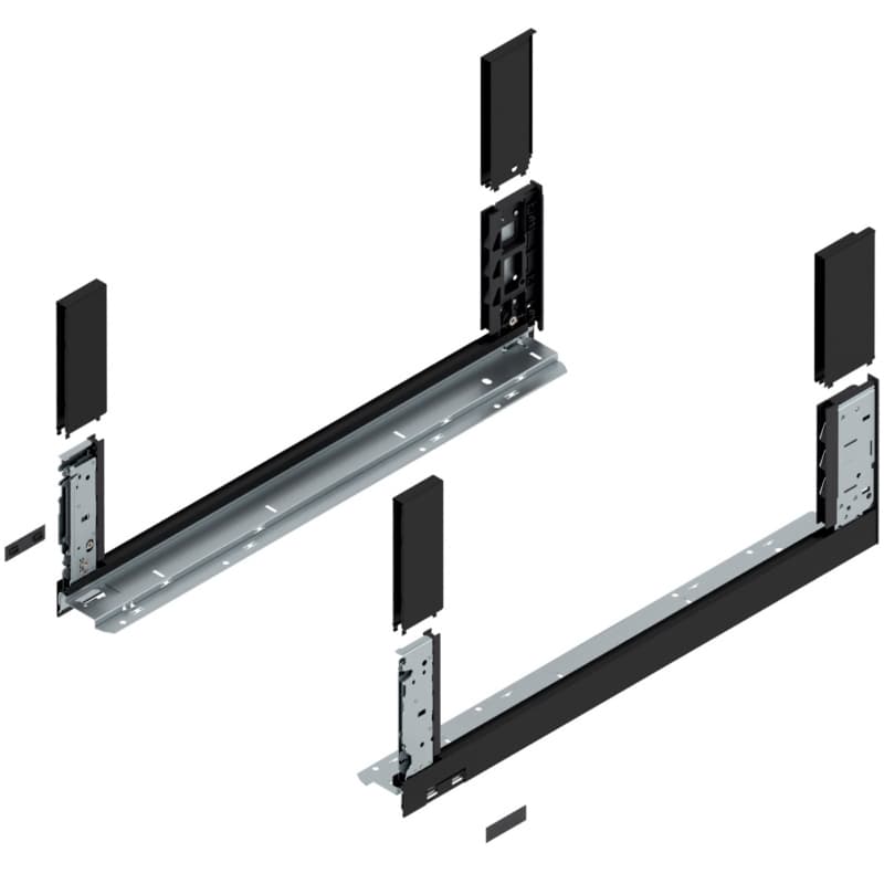 23-5/8" Legrabox Drawer System C Height 6-31/32", Carbon Black Matte