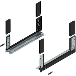 17-23/32" Legrabox Drawer System C Height 6-31/32", Carbon Black Matte