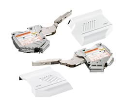 Aventos HK-S Tip-On Lift Mechanism/Cover Set, Silk White, Power Factor 86 - 177