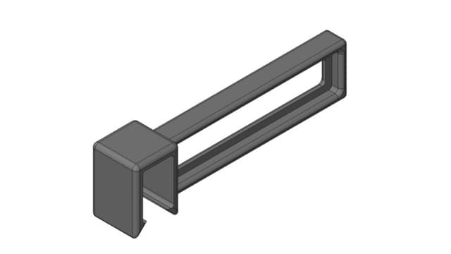 Ambia-Line Lateral Divider, Orion Gray Matte, 3.3