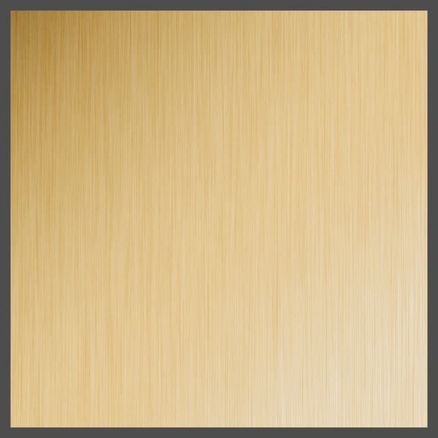 Chemetal Metal Laminate, 904 Brushed Light Brass Aluminum