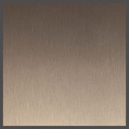 700 Series HPL Metal Laminate 722 Light Brushed Bronze Aluminum, 4' x 8'