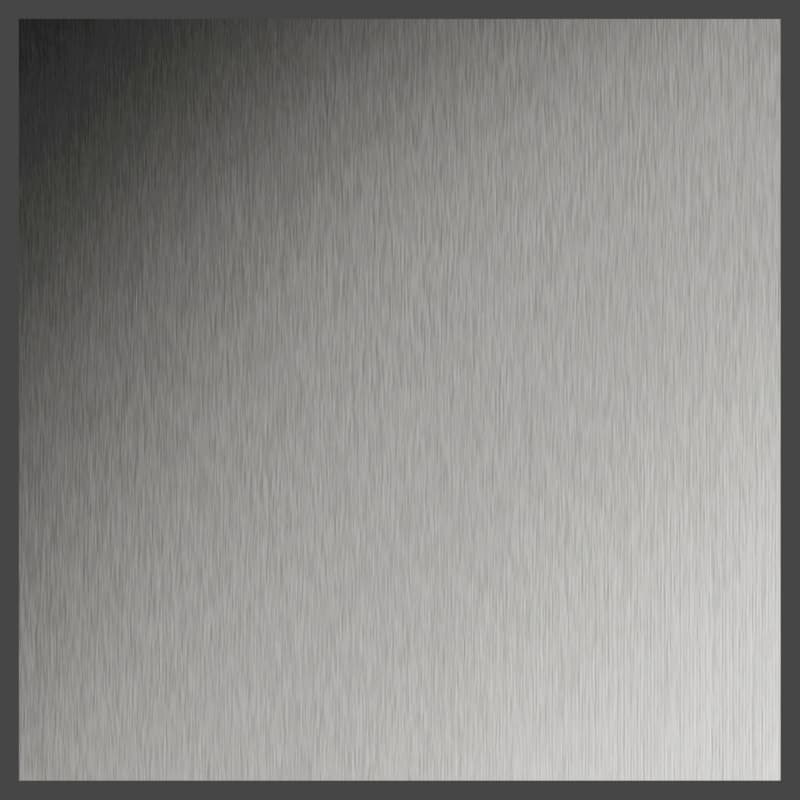 700 Series HPL Metal Laminate 710 Brushed Stainless Steel, 4' x 10'