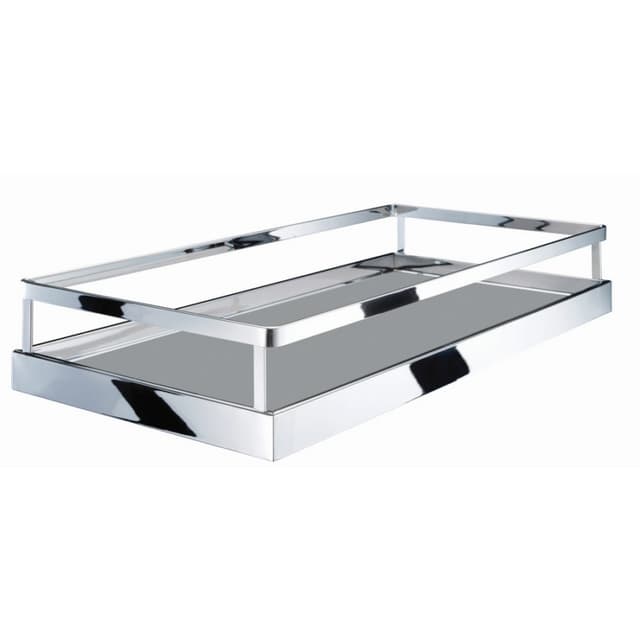 Kessebohmer USA Inc Tandem Solo Arena Style Chrome/Anthracite Shelf Set, 2-Shelf