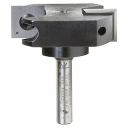 1-1/2" Dia x 15/32" Insert Carbide Mini Spoilboard Surfacing, Rabbeting, Flycutter, Slab Leveler/Surface Planer Router Bit, 6mm Shank