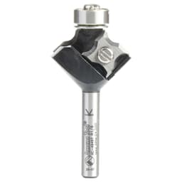 1-5/64" Dia x 3/8" x 1/8" Radius In-Tech Insert Corner Round, 2 Flute, 1/4" Shank